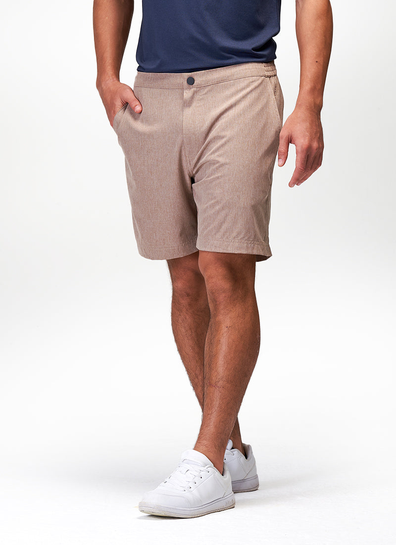All Day Shorts #colour_Sand Brown